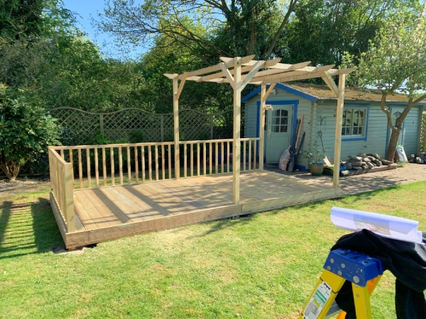 Carpentry work by SKL