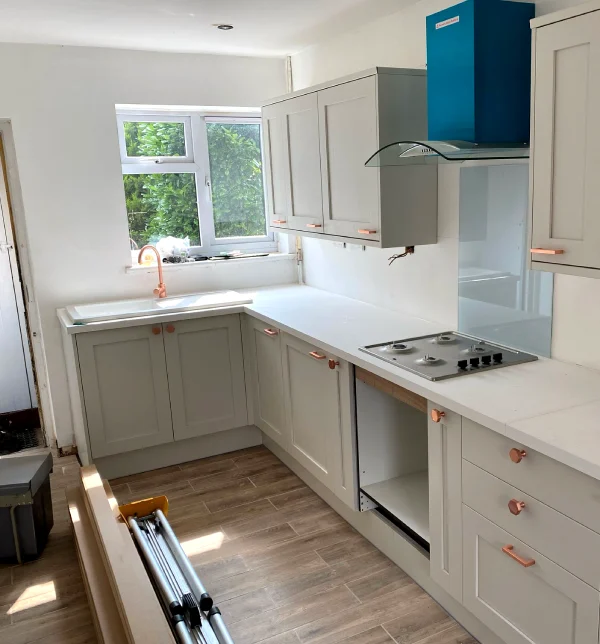 Interior construction by SKL on a commercial property